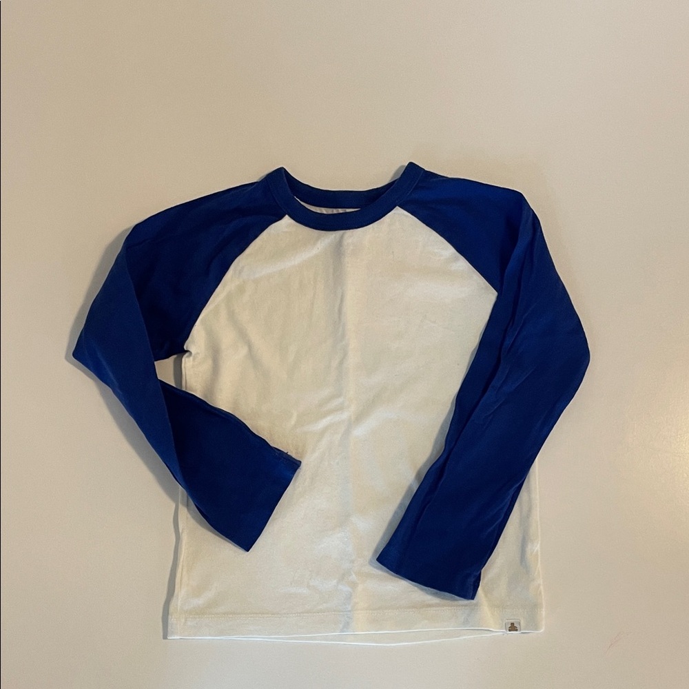 GAP Blue and White Long Sleeve Shirt - Size 5T